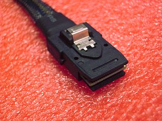 Photo of a SAS cable