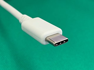 Photo of a USB type C cable