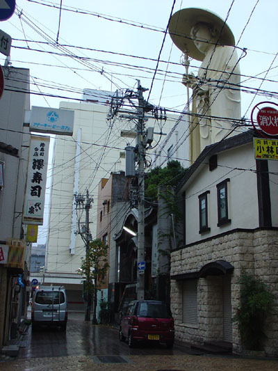 Kūkai statue at Kōganji temple in Nigata City